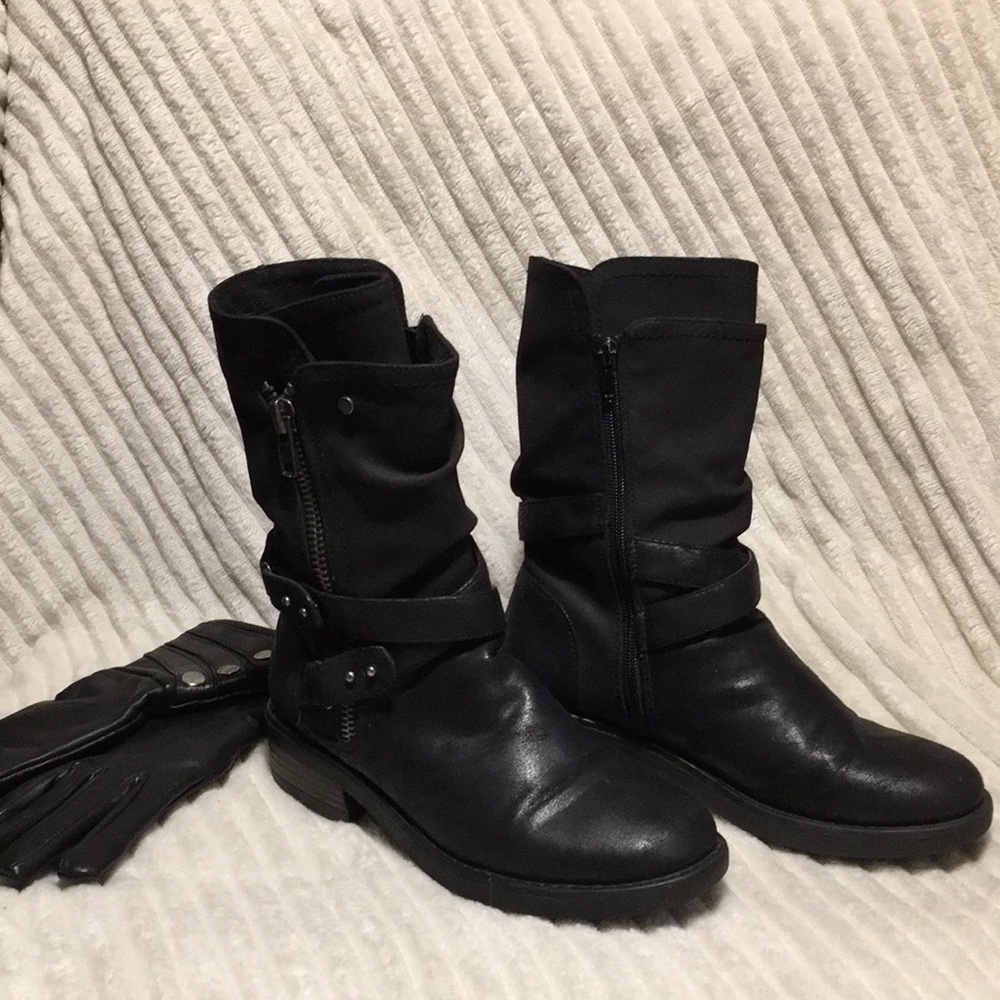 Carlos Santana moto boots